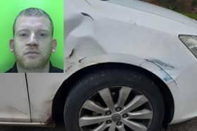 Christopher Goode was jailed after forcing another driver off the road in a road rage incident. Photo: Nottinghamshire Police