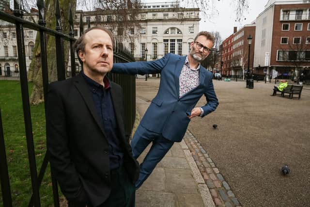 Steve Punt and Hugh Dennis.