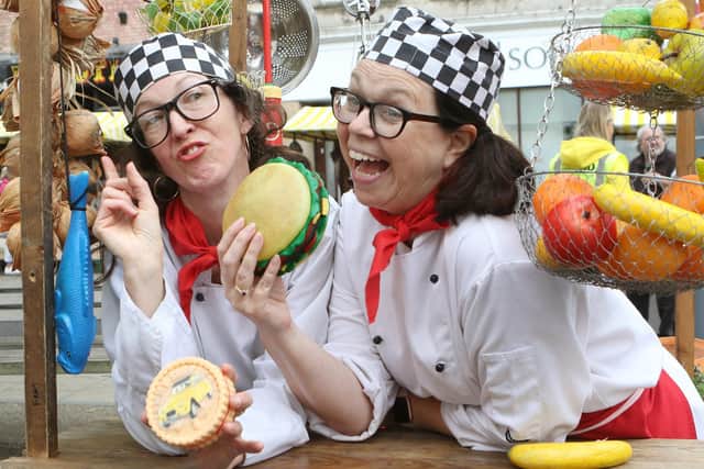 Food-based fun from Kate Walford and Kate Vernon of the Fairly Famous Family.