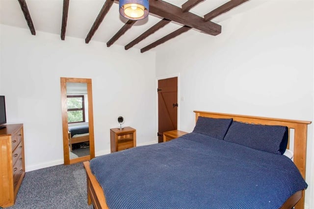 A  cosy room which is large enough to accommodate a double bed.