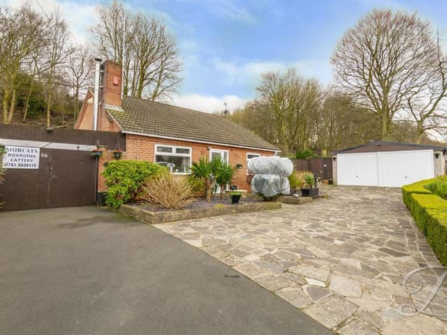 Our final photo shows the bungalow's magnificent driveway, which leads to the double garage. No problems with off-street parking here!