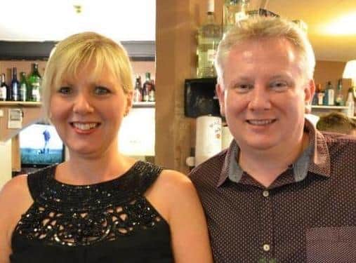 Karen and Andrew Woods, owners of Worksop's Shireoaks Inn and Station Hotel