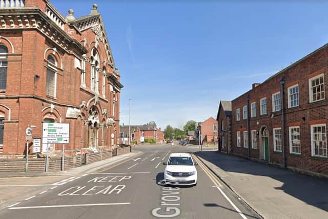 A woman was assaulted in Retford town centre.