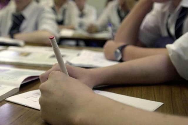 Disadvantaged pupils are falling further behind in GCSE levels, new research shows. Photo: Other