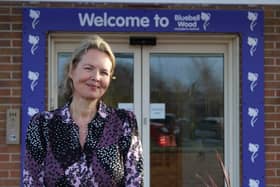 New Bluebell Wood Children’s Hospice chief executive officer Heidi Hawkins outside the hospice.