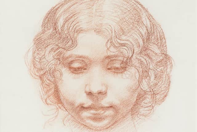 Mark Gertler, Head of a Girl, 1910.