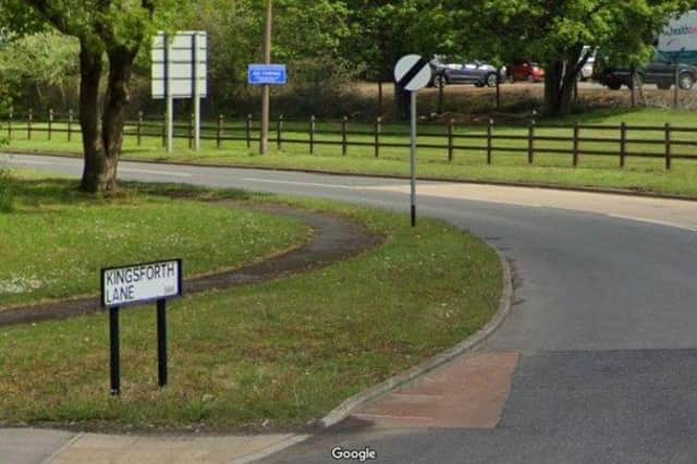 A man died after a car crash on Kingsforth Lane in Thurcroft