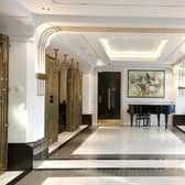 Hilton Prague Old Town luxurious lobby awaits.
