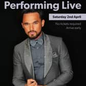 Gareth Gates will be performing at Ours - Bar and Lounge, in Creswell on Saturday April 2.