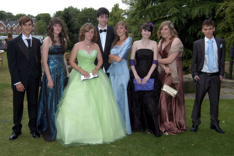 Students at Portland Comprehensive School prom in 2010. Do you recognise anyone?