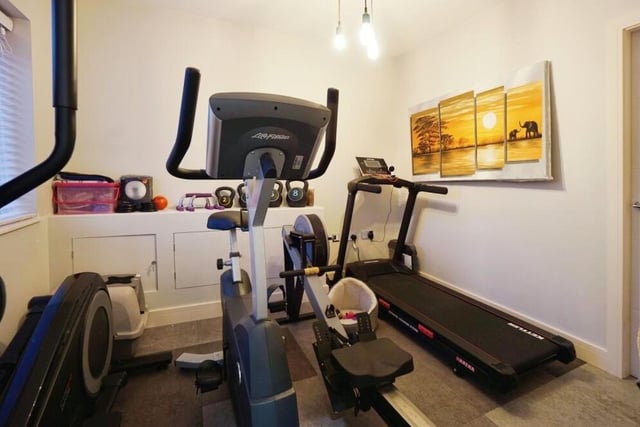 As well as the lounge, there is a second reception room on the ground floor of the Mansfield Road property. The current owners have successfully converted it into a gym, but it could be put to multiple uses.