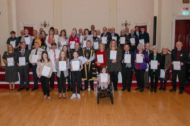 Winners of the Bassetlaw Achievers' Awards 2022.