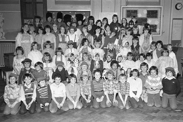 Forest Town Junior School's performance of Rumpelstiltskin in April 1981
