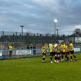 Tigers on target in win at Guiseley. Photo by Devon Cash.
