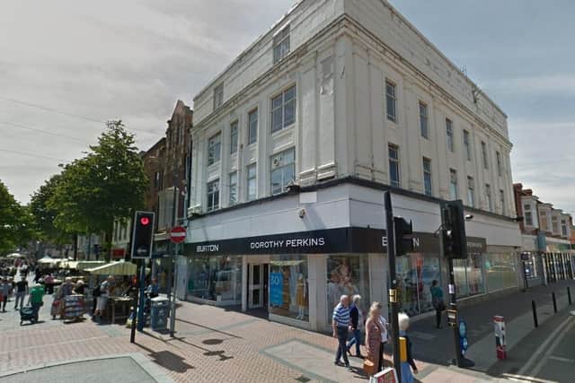 The nine new apartments will be built above the former menswear shop Burton in Bridge Street which have been empty for some time.