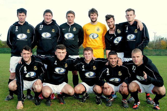 The Stanley Street Galacticos line up to face Hatfield St Leger in October 2014.