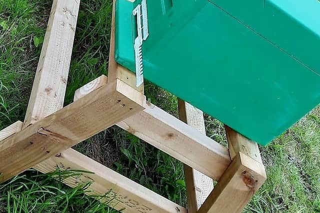 New lodgings for the bees at Creswell Crags