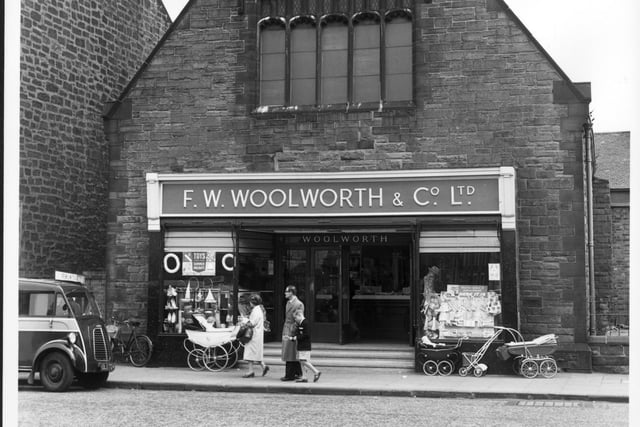 A FW Woolworth & Co store that opened in a converted church in Portobello High Street in July 1962.