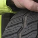 Drivers should look out for cuts or wear on tyres and make sure they have a minimum tread depth of 1.6mm, which is the legal limit