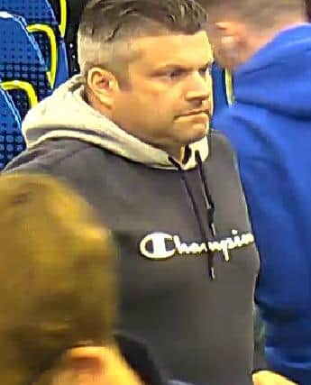 Officers from British Transport Police want to speak to this man in connection with an incident at Worksop train station.