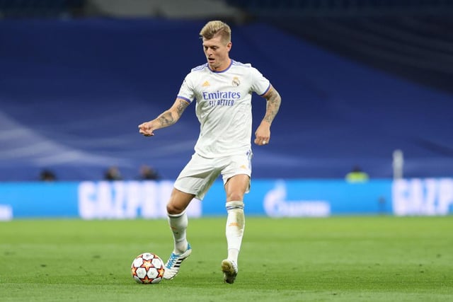 In keeping with United's recent proclivity for signing ageing superstars, Kroos will be almost 35 by the time the 24/25 campaign gets underway. He's still doing enough to keep poor Donny Van de Beek out of the match day squad, though. 

(Photo by Gonzalo Arroyo Moreno/Getty Images)