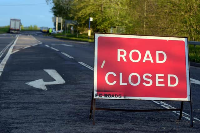 There are three road closures to watch out for this week.