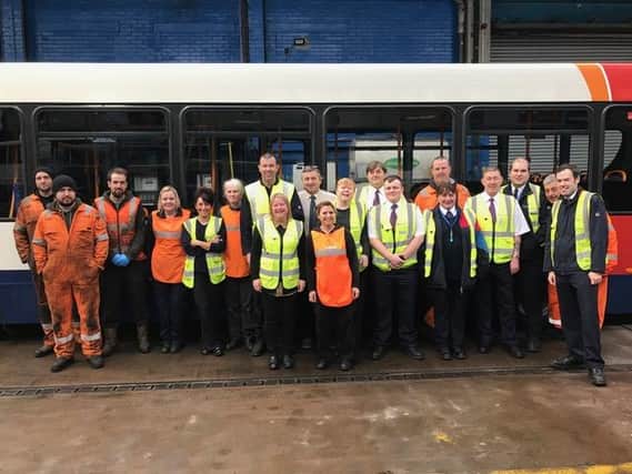 Staff at the Worksop depot have won an Outstanding Performance Award from Stagecoach.