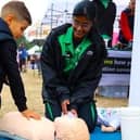 During September, St John volunteers across the country will show people how to respond to choking, which hundreds die from in the UK each year