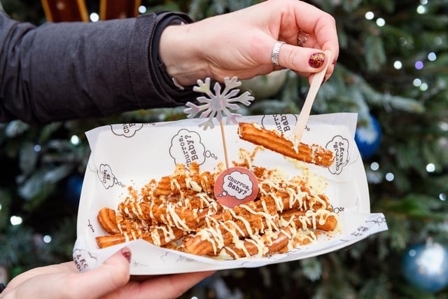 Churros Baby Edinburgh normally sell on the move, but they will be setting up shop on a long-term basis for Edinburgh Christmas Market this year. In terms of what to expect, churros is in the name, but the toppings options take the classic market treat to a new level.