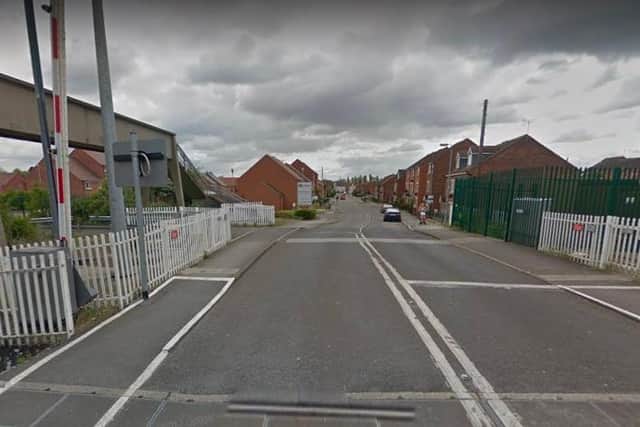 The incident took place in Thrumpton Lane, Retford.