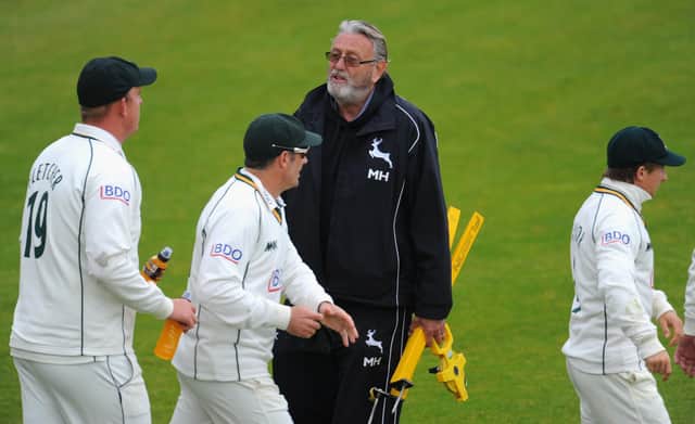 Mike Hendrick during his time as bowling coach at Notts. (Photo by Stu Forster/Getty Images)