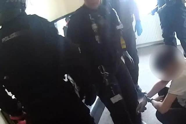 Police arrested two people following a drugs raid in Worksop. Photo: Nottinghamshire Police