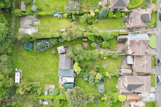 This overhead shot underlines the size of the garden and its various components.