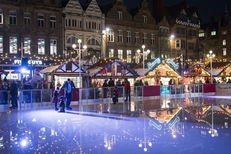 With its Christmas market, big wheel and ice bar, Nottingham's Old Market Square is the place to be if your festive fantasies revolve around a winter wonderland. Now you can even book your own ski-booth within a ski-chalet bar, The Melt & Grill. Simply order from your mobile and feast on oozing raclette cheese, hanging kebabs, sliders, seasoned fries, halloumi and more. Tables aren't cheap (£140 for four), but the experience is worth it.