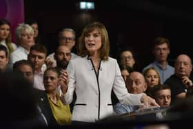 Question Time host Fiona Bruce 