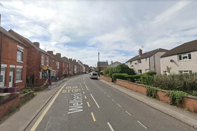 Officers are investigating an assault on Welbeck Street in Whitwell on July 23 at around 9.10pm.