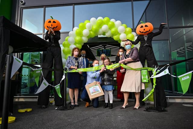 Asda’s latest superstore was officially opened by youngster Lola Keeling, seven. Photo by Andy Garbutt