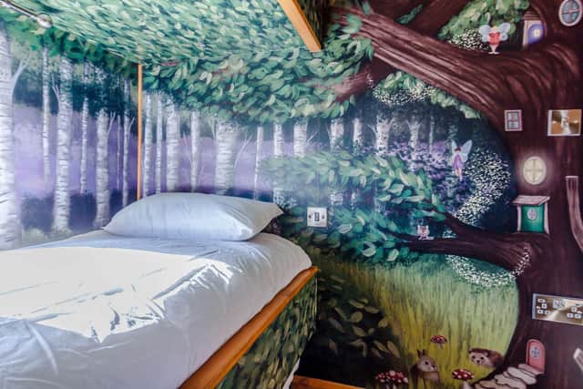 Children's bedroom at Wild Acre Village, Sundown Adventureland.