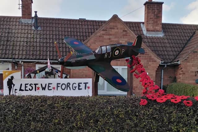 Neil Plant has created a 7-foot long Spitfire model to commemorate those who served during the war.