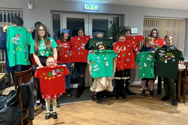 Young carers enjoyed a design a Christmas T-shirt competition .