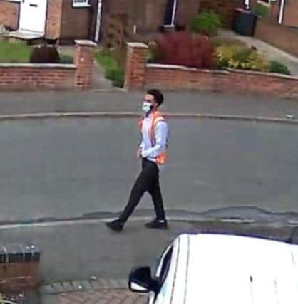 Officers from South Yorkshire Police want to speak to this man.
