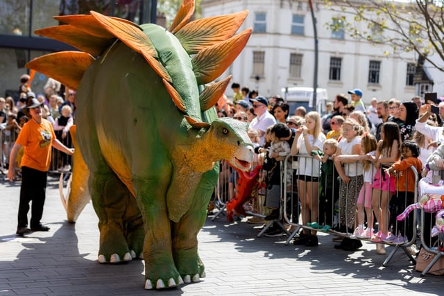 Visitors were wowed by the sights at Dinosaur Discovery Day