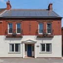 A front view of the 'unique' village property.