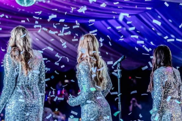 A glittering stage with performers at a previous Worksop's Got Talent.