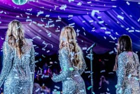A glittering stage with performers at a previous Worksop's Got Talent.