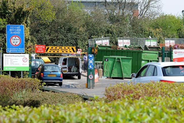 The county’s 12 recycling centres remain open but only for items that can not be stored safely at home until after lockdown ends.