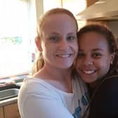 Sarah Lewis and her daughter Megan.