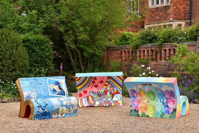 BookBenches which will be installed around Bassetlaw
