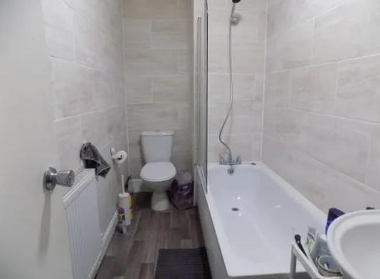 It is a large flat with three double bedrooms, bathroom, kitchen, lounge and Gas Central Heating.