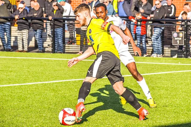 Confidence is growing for Luke Hall after a run of games in the Worksop Town midfield.